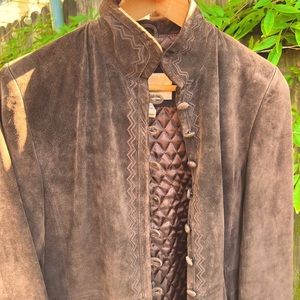 Enzo Angiolini Suede Coat VINTAGE RARE